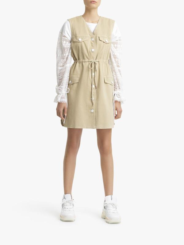 Chloé Vestidos Mujer Ropa Blancas 98% Algodón,2% Elastane LWKM34798